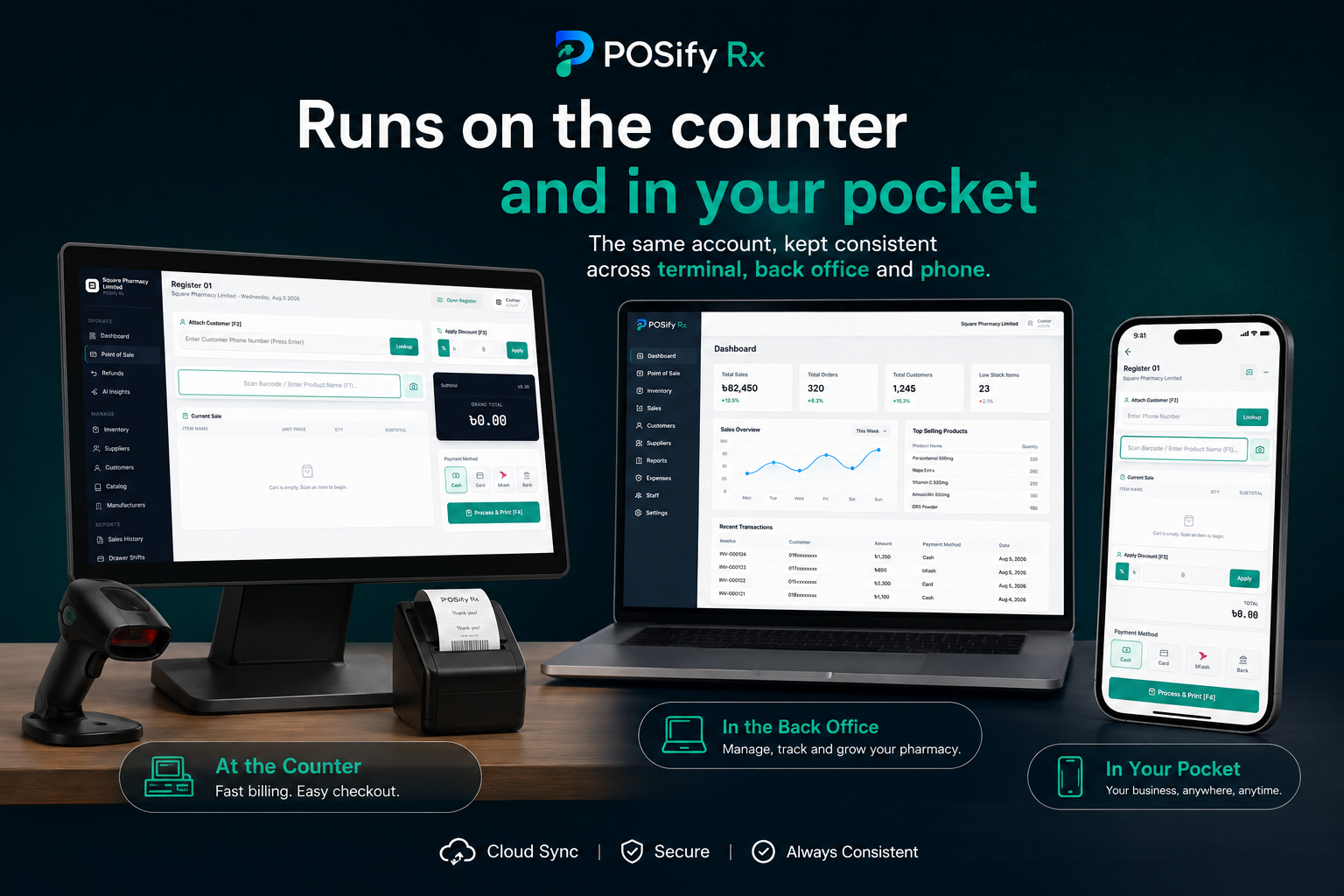 POSify Rx — Runs on the counter and in your pocket screenshot
